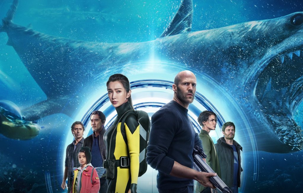 The Meg, a group of people in an underwater laboratory