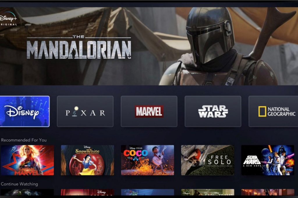 Disney+ man in helmet