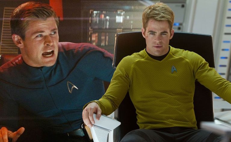 two men in star trek uniforms